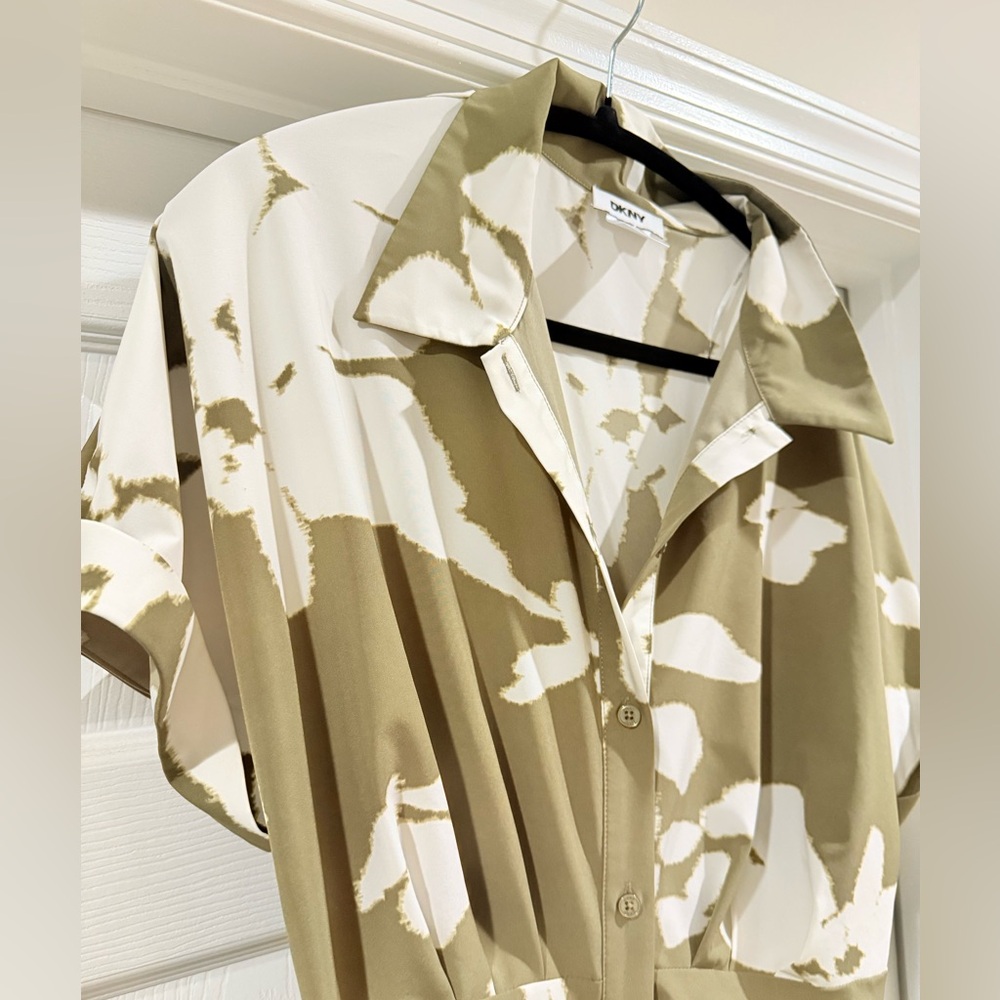 DKNY Abstract Patterned Dress - Picture 2 of 3
